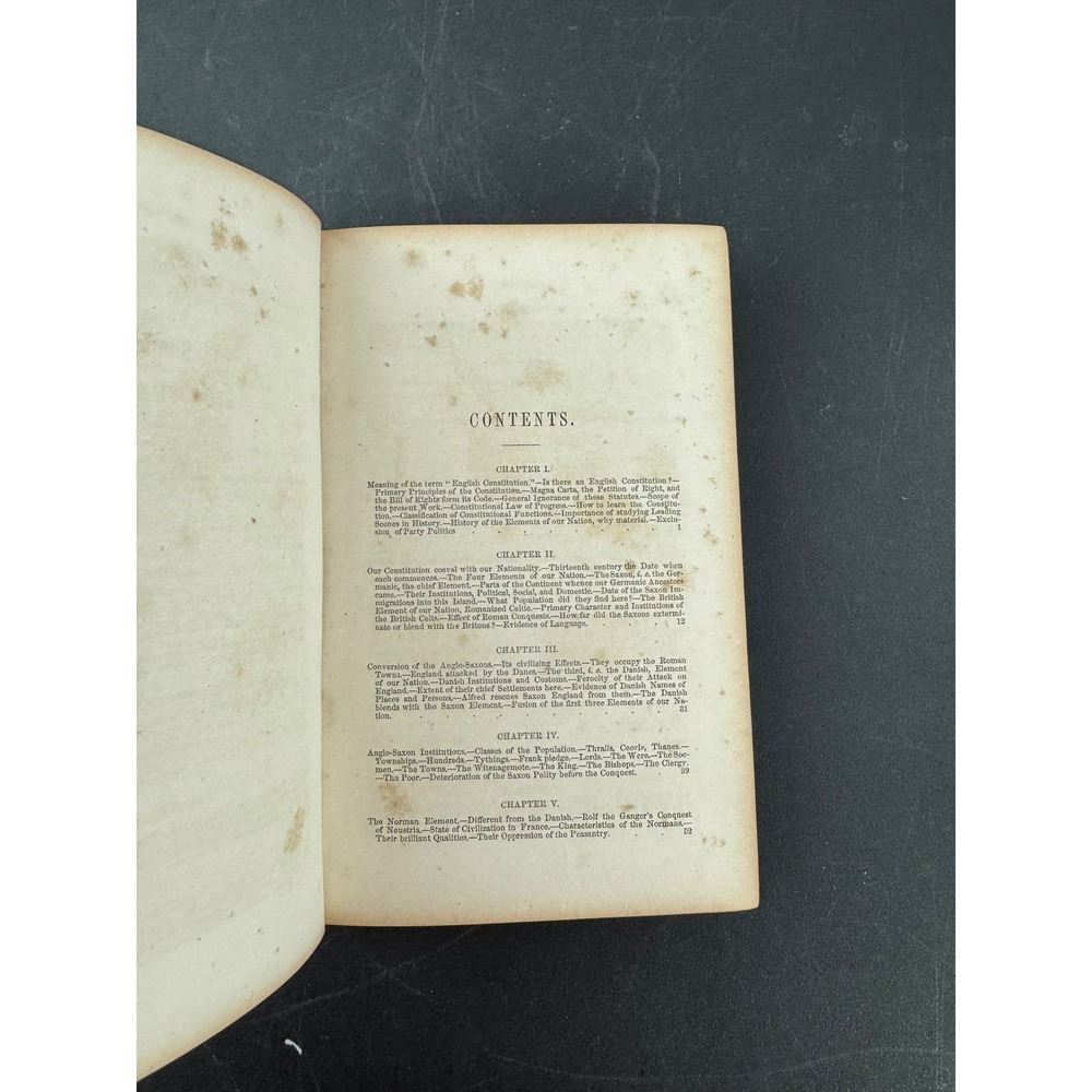1856 The Rise and Progress of the English Constitution E. S. Creasy 3rd Ed Book - Picture 5 of 9
